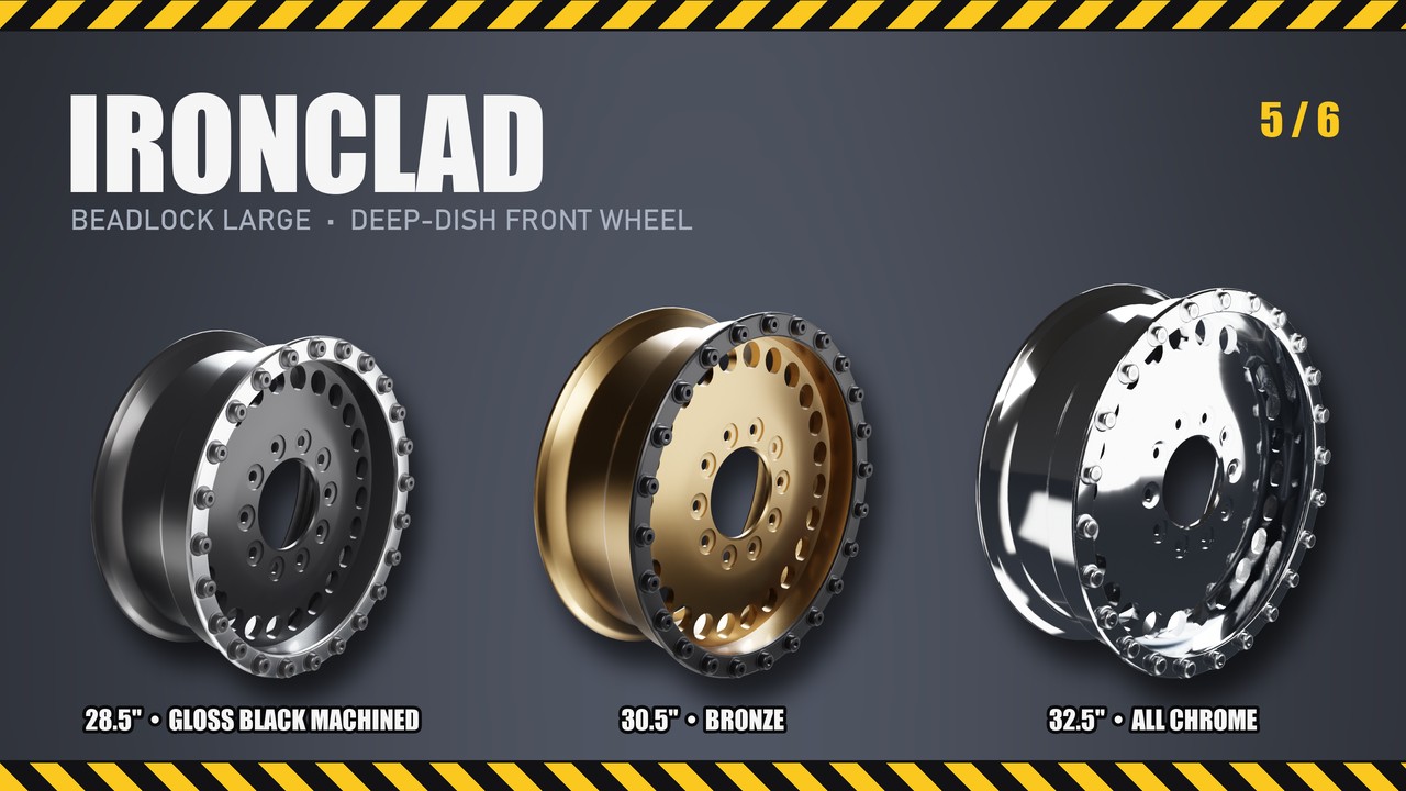 Ironclad: 28.5", 30.5", 32.5"