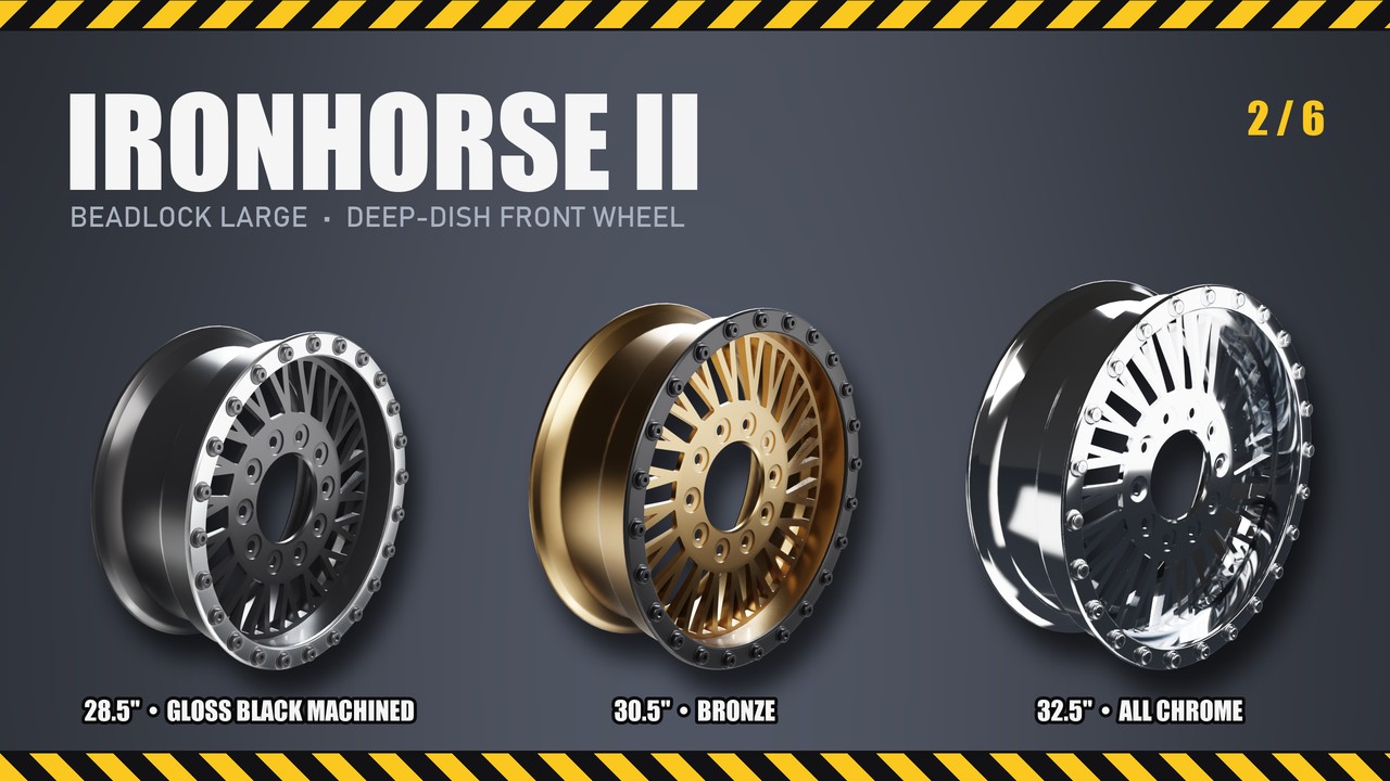 Ironhorse II: 28.5", 30.5", 32.5"