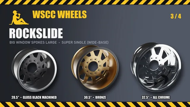 Rockslide super single: 28.5", 30.5", 32.5"
