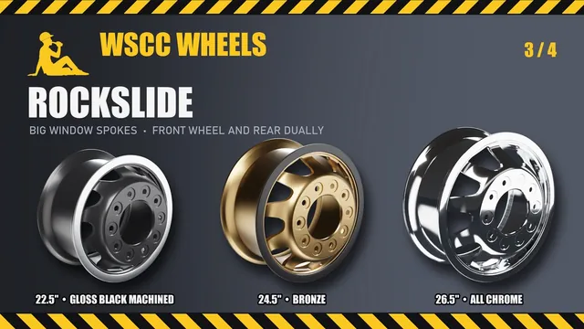 Rockslide: 22.5", 24.5", 26.5"