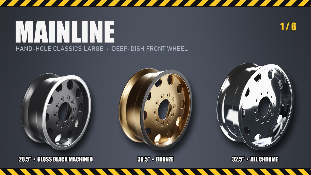 Mainline: 28.5", 30.5", 32.5"
