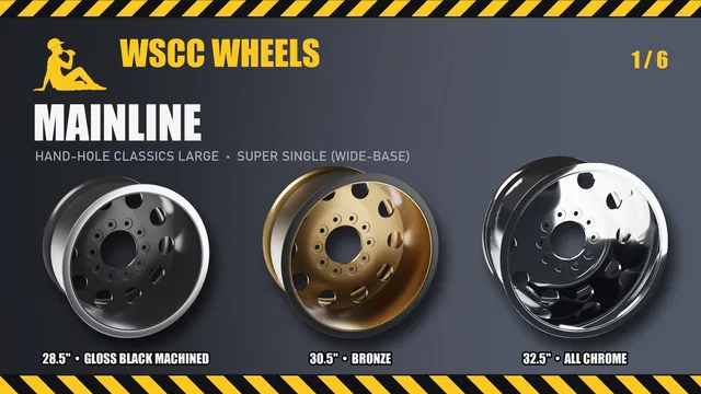Mainline super single: 28.5", 30.5", 32.5"