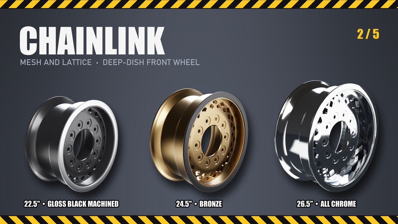 Chainlink: 22.5", 24.5", 26.5"