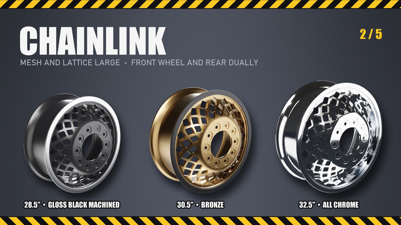 Chainlink: 28.5", 30.5", 32.5"