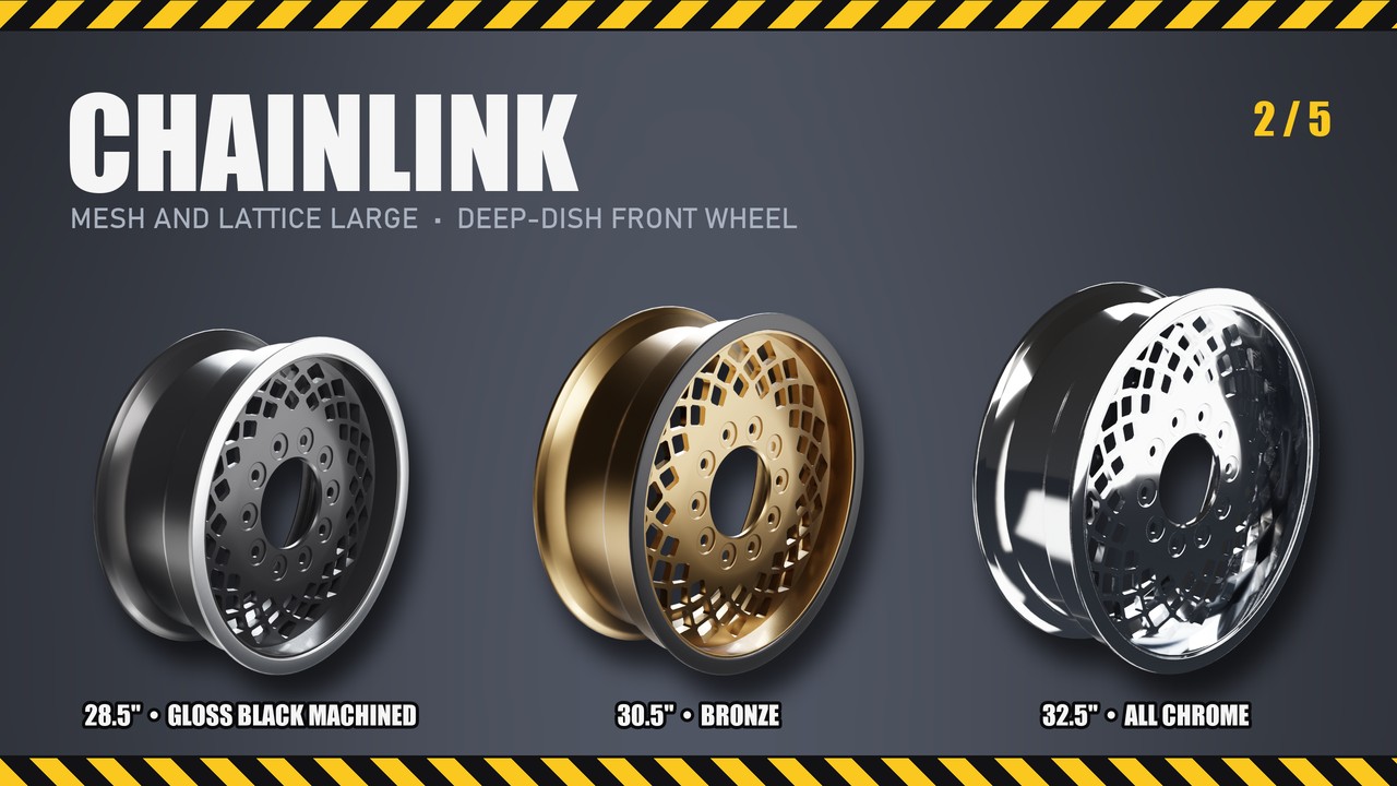 Chainlink: 28.5", 30.5", 32.5"