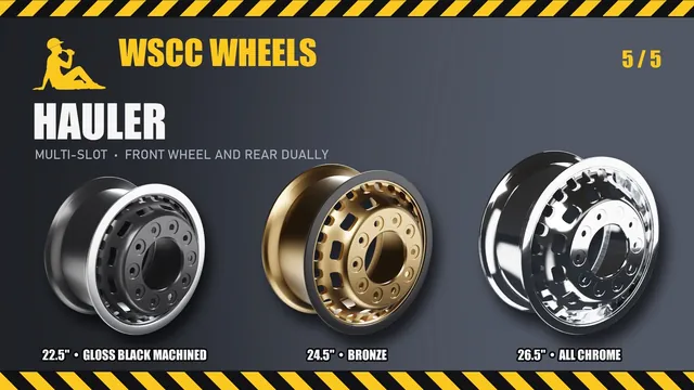 Hauler: 22.5", 24.5", 26.5"