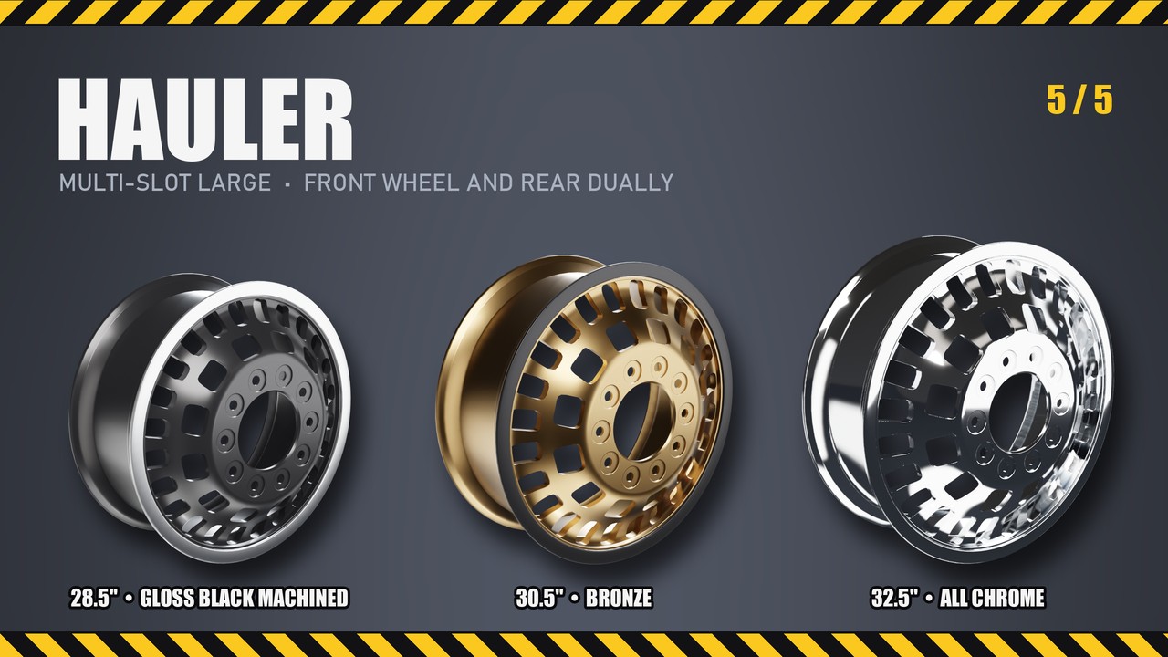 Hauler: 28.5", 30.5", 32.5"