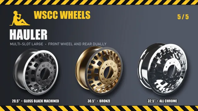 Hauler: 28.5", 30.5", 32.5"