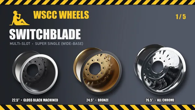 Switchblade super single: 22.5", 24.5", 26.5"