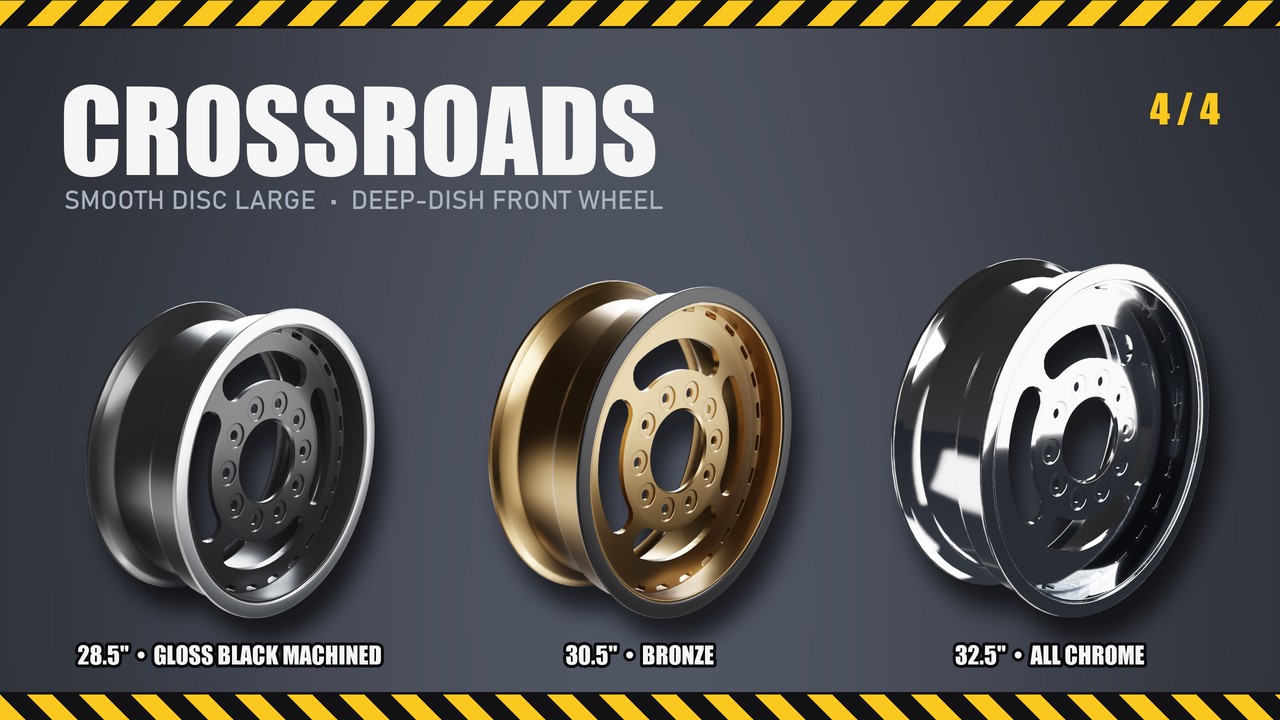 Crossroads: 28.5", 30.5", 32.5"