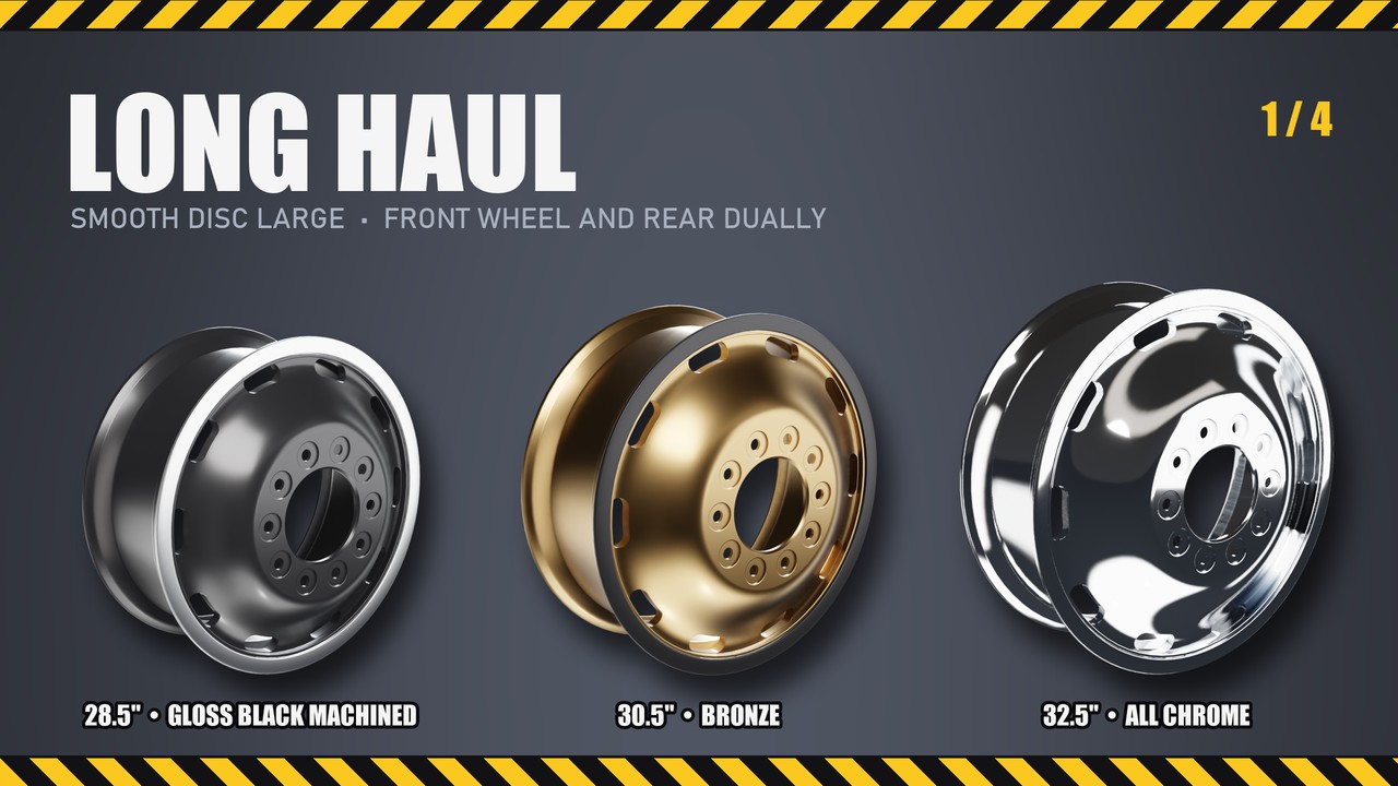 Long Haul: 28.5", 30.5", 32.5"
