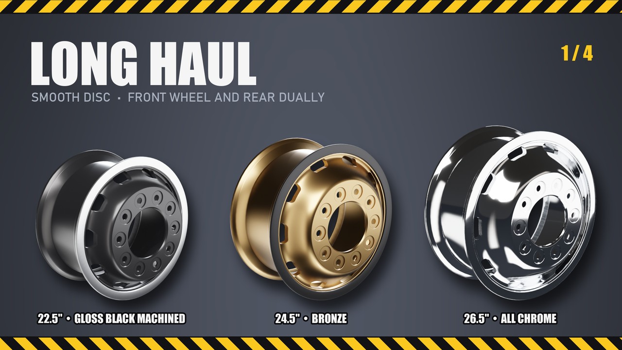 Long Haul: 22.5", 24.5", 26.5"