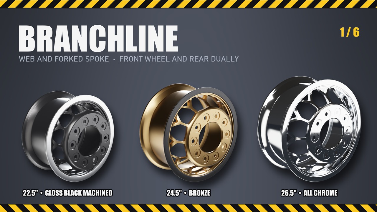 Branchline: 22.5", 24.5", 26.5"