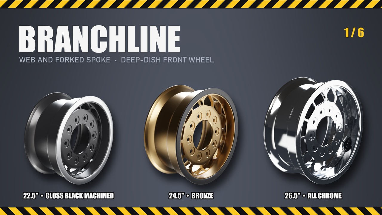 Branchline: 22.5", 24.5", 26.5"