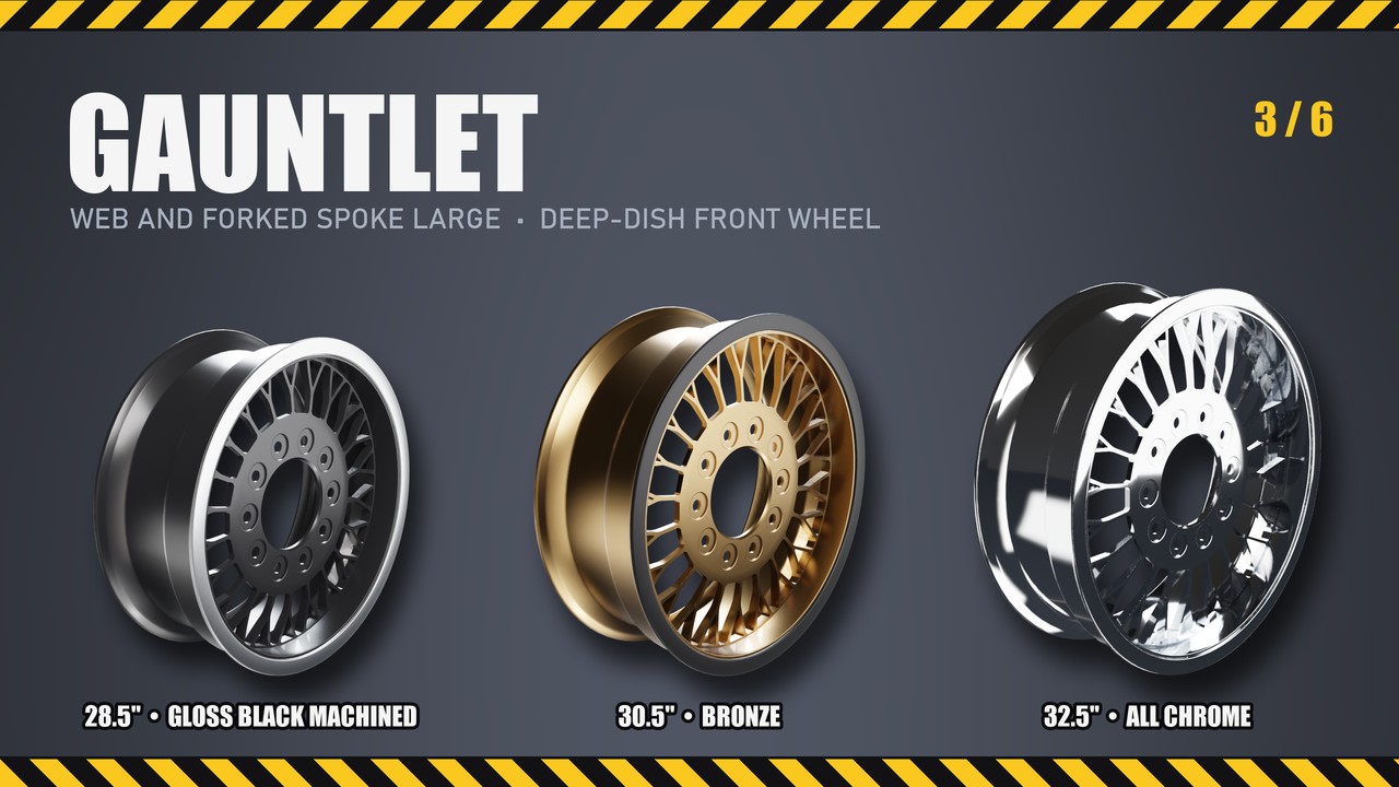 Gauntlet: 28.5", 30.5", 32.5"