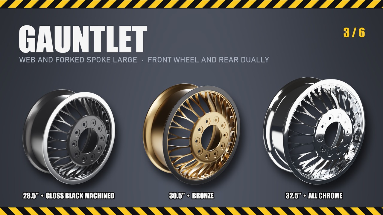 Gauntlet: 28.5", 30.5", 32.5"