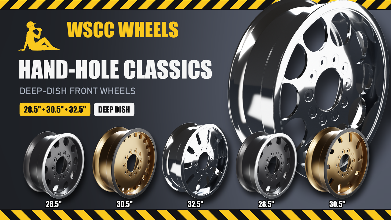 WSCC Wheels - Hand-Hole Classics Large Deep Dish