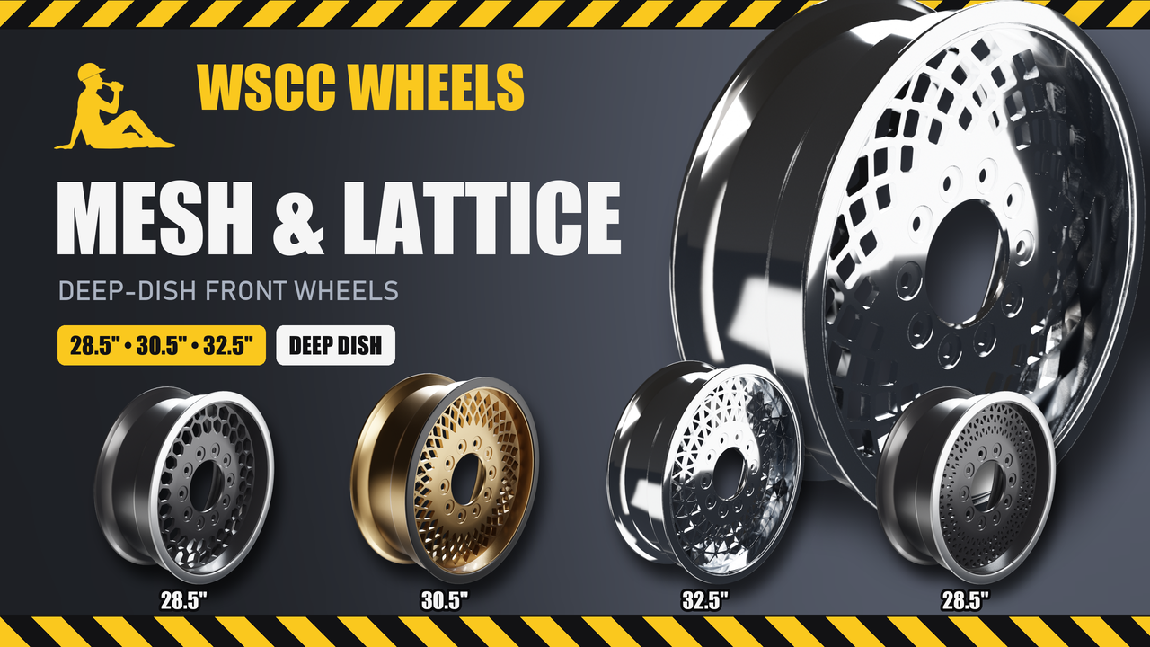 WSCC Wheels - Mesh and Lattice Large Deep Dish