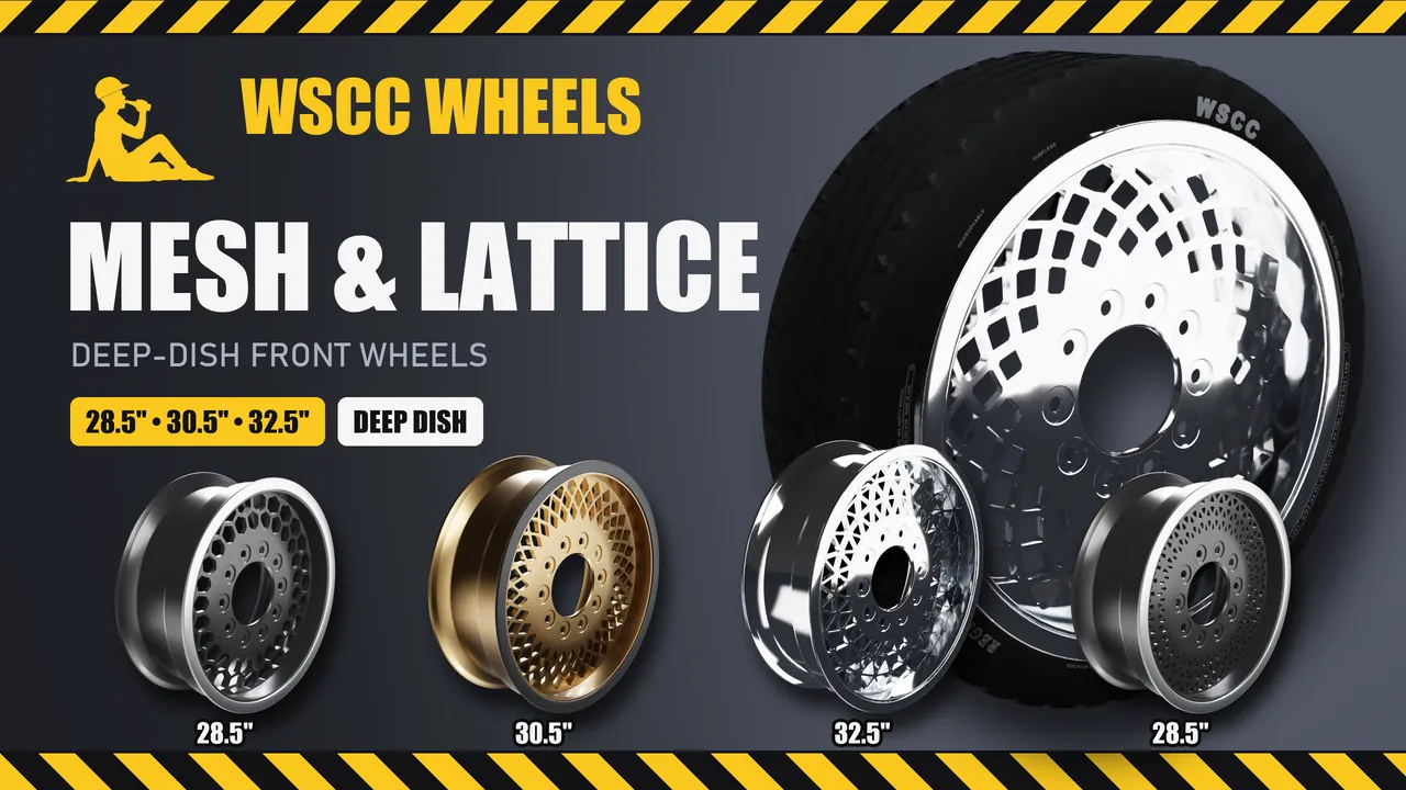 WSCC Wheels - Mesh and Lattice Large Deep Dish
