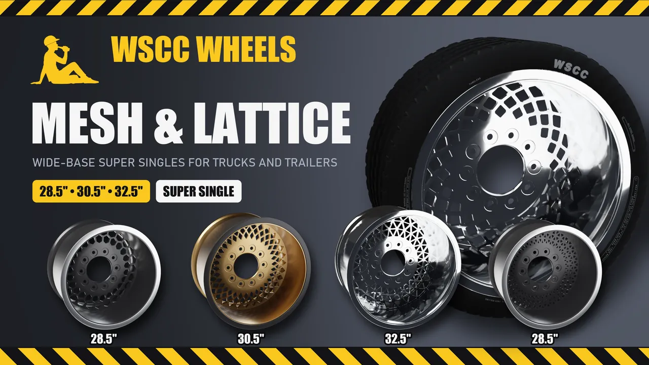 WSCC Wheels - Mesh and Lattice Large Super Singles