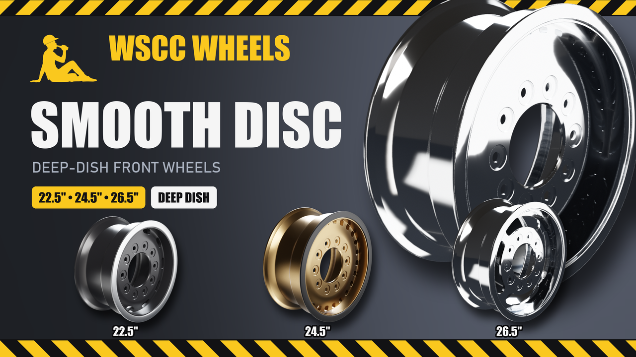 WSCC Wheels - Smooth Disc Deep Dish