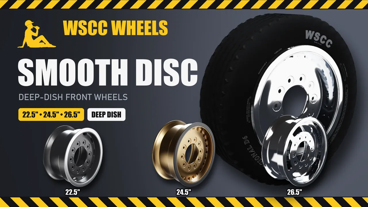 WSCC Wheels - Smooth Disc Deep Dish