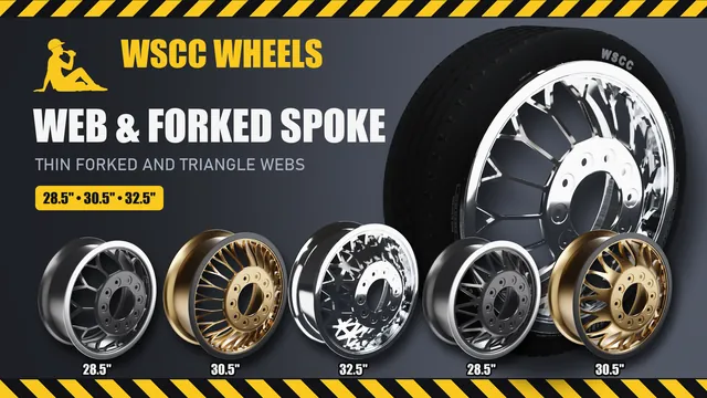WSCC Wheels - Web and Forked Spoke Large