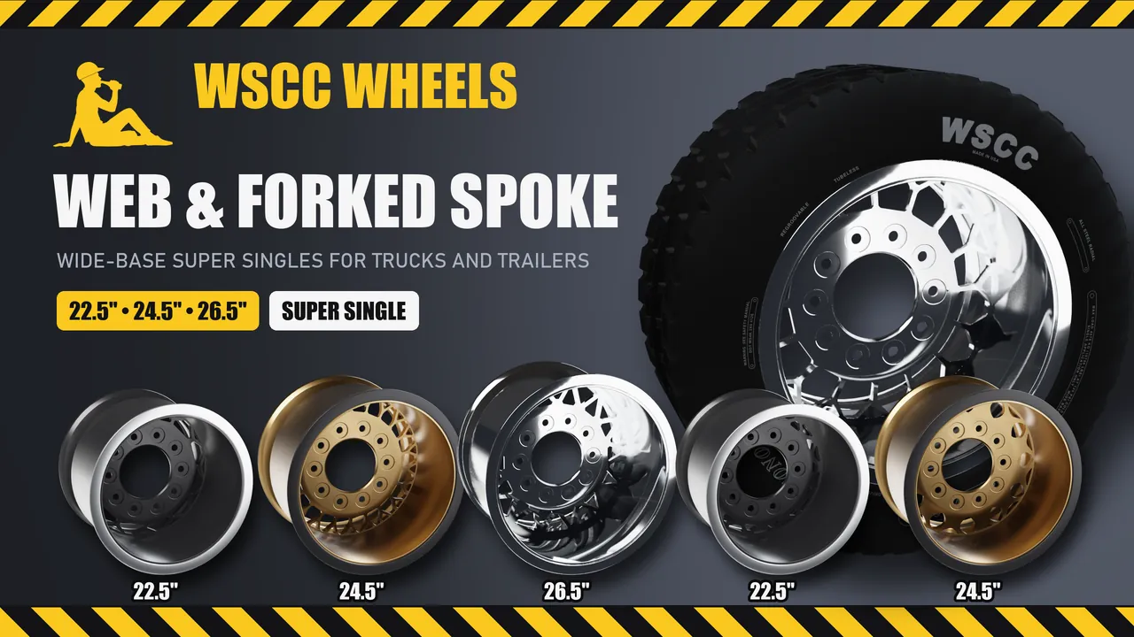WSCC Wheels - Web and Forked Spoke Super Singles